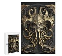 1000 PCS Puzzle pour Adolescents Golden Cthulhu Monarch Puzzle pour Adultes : Jeu De Réflexion Et De Rapidité, Défi À Relever 1000 PCS