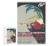 1000 PCS Puzzle pour Adolescents Gran Turismo Dragon Trail Grand Prix Croatia 1917 Puzzles pour Adultes Jeu Manuel Assemblage De Motifs Cadeaux Uniques pour Anniversaire Et Noël 1000 PCS