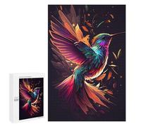 1000 PCS Puzzle pour Adolescents Hummingbird Color Puzzle pour Adultes Jouets Anti-Stress Analyse Et Logique Interaction Parent-Enfant 1000 PCS
