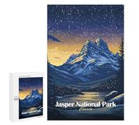 1000 PCS Puzzle pour Adolescents Jasper National Park Puzzle pour Adultes Jouets Anti-Stress Analyse Et Logique Interaction Parent-Enfant 1000 PCS