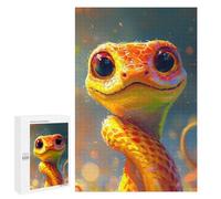 1000 PCS Puzzle pour Adolescents Magical Fire Snake Artwork Puzzles pour Adultes : Analyse Et Logique. Chaque Pièce Est Unique - Casse-têtes pour Toute La Famille 1000 PCS