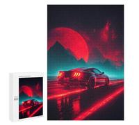 1000 PCS Puzzle pour Adolescents Neon Night Drive Fantasy Puzzles pour Adultes - Défi Difficile - Activités Amusantes À La Maison pour Les Jeux 1000 PCS