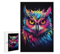 1000 PCS Puzzle pour Adolescents Neon Owl Puzzles pour Adolescents, Jeux Familiaux, Analyse Et Logique, Défi Éducatif 1000 PCS