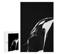 1000 PCS Puzzle pour Adolescents Nursery Animal Whale Puzzle Adulte, Jouet, Décoration Murale, Course De Vitesse Manuelle, Cadeaux Uniques pour Anniversaire Et Noël 1000 PCS