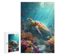 1000 PCS Puzzle pour Adolescents Ocean Life Underwater Scene Puzzles pour Adultes - Défi Difficile - Activités Amusantes À La Maison pour Les Jeux 1000 PCS