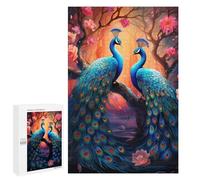1000 PCS Puzzle pour Adolescents Peacock Paradise Fantasy Artwork Puzzles pour Adultes - Défi Difficile - Activités Amusantes À La Maison pour Les Jeux 1000 PCS