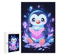 1000 PCS Puzzle pour Adolescents Penguin Reading A Book Jeu De Puzzle pour Adultes, Casse-tête, Cadeau d'anniversaire, Défi Éducatif 1000 PCS