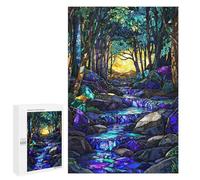 1000 PCS Puzzle pour Adolescents Prismatic Creek Mosaic Puzzle Adulte, Jouet, Décoration Murale, Course De Vitesse Manuelle, Cadeaux Uniques pour Anniversaire Et Noël 1000 PCS
