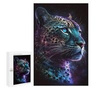 1000 PCS Puzzle pour Adolescents Rainbow Leopard Portrait Puzzles pour Adultes - Défi Difficile - Activités Amusantes À La Maison pour Les Jeux 1000 PCS