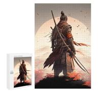 1000 PCS Puzzle pour Adolescents Samurai Warrior with Katana Puzzle pour Adultes - Jeux De Détente - Assemblage De Motifs - Cadeaux Uniques pour Anniversaire Et Noël 1000 PCS