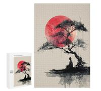 1000 PCS Puzzle pour Adolescents Serene Zen Garden Scene Puzzles pour Adultes - Défi Difficile - Activités Amusantes À La Maison pour Les Jeux 1000 PCS