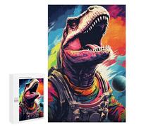 1000 PCS Puzzle pour Adolescents Space Dinosaur Adventure -17 Puzzles pour Adultes : Analyse Et Logique. Chaque Pièce Est Unique - Casse-têtes pour Toute La Famille 1000 PCS