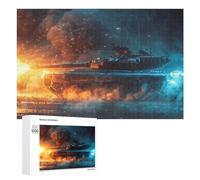 1000 PCS Puzzle pour Adolescents Tank Panzer in World War 2 Puzzle pour Adultes : Jeu De Réflexion Et De Rapidité, Défi À Relever 1000 PCS