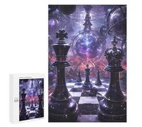 1000 PCS Puzzle pour Adolescents The Time of Chess Puzzle Adulte, Jouet, Décoration Murale, Course De Vitesse Manuelle, Cadeaux Uniques pour Anniversaire Et Noël 1000 PCS