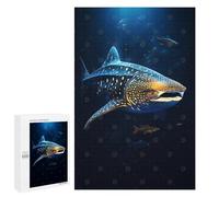 1000 PCS Puzzle pour Adolescents Whale Shark Underwater Puzzle Adulte, Jouet, Décoration Murale, Course De Vitesse Manuelle, Cadeaux Uniques pour Anniversaire Et Noël 1000 PCS