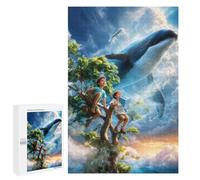 1000 PCS Puzzle pour Adolescents Whispers in The Wind Puzzle Adulte, Jouet, Décoration Murale, Course De Vitesse Manuelle, Cadeaux Uniques pour Anniversaire Et Noël 1000 PCS