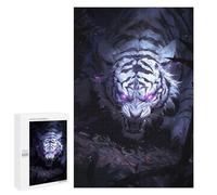 1000 PCS Puzzle pour Adolescents White Tiger Roar -1 Puzzle pour Adultes - Jeux De Détente - Assemblage De Motifs - Cadeaux Uniques pour Anniversaire Et Noël 1000 PCS