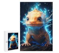 1000 PCS Puzzle pour Adultes Cosmic Celestial Axolotl Puzzles pour Adultes - Jeux De Détente - Assemblage De Motifs - Idée Cadeau pour Toute La Famille 1000 PCS