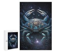 1000 PCS Puzzle pour Adultes Cosmic Crab Constellation Artwork Puzzle pour Adolescents : Améliore La Mémoire. Chaque Pièce Est Unique - Jouets Éducatifs d'apprentissage 1000 PCS