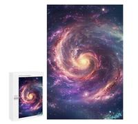 1000 PCS Puzzle pour Adultes Cosmic Spiral Galaxy-6 Puzzle pour Adolescents : Améliore La Mémoire. Chaque Pièce Est Unique - Jouets Éducatifs d'apprentissage 1000 PCS