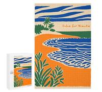1000 PCS Puzzle pour Adultes Dolce Far Niente Beach Illustration Puzzle pour Adolescents : Améliore La Mémoire, Activités Ludiques À La Maison, Cadeaux Anti-Stress 1000 PCS