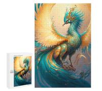 1000 PCS Puzzle pour Adultes Fantasy Phoenix Art Print Puzzle pour Adolescents : Améliore La Mémoire. Chaque Pièce Est Unique - Jouets Éducatifs d'apprentissage 1000 PCS
