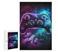 1000 PCS Puzzle pour Adultes Galactic Gaming Controller Art -3 Puzzles pour Adolescents - Passe-Temps À La Maison - Jeu Éducatif Familial Stimulant À Compléter 1000 PCS