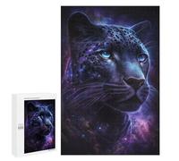 1000 PCS Puzzle pour Adultes Galactic Leopard Portrait-9 Puzzle pour Adolescents : Améliore La Mémoire, Activités Ludiques À La Maison, Cadeaux Anti-Stress 1000 PCS