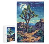 1000 PCS Puzzle pour Adultes Joshua Tree Park Puzzles pour Adultes - Jeux De Détente - Assemblage De Motifs - Idée Cadeau pour Toute La Famille 1000 PCS