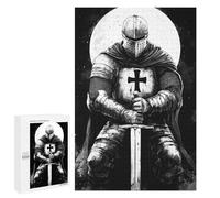 1000 PCS Puzzle pour Adultes Knightly Valor Medieval Armor Artwork Puzzle pour Adolescents : Améliore La Mémoire. Chaque Pièce Est Unique - Jouets Éducatifs d'apprentissage 1000 PCS