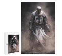 1000 PCS Puzzle pour Adultes Medieval Knight Armor Set Puzzle pour Adolescents : Améliore La Mémoire. Chaque Pièce Est Unique - Jouets Éducatifs d'apprentissage 1000 PCS