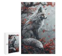 1000 PCS Puzzle pour Adultes Mystic Kitsune Fox Puzzle pour Adultes Jouet Décoration Murale Décoration Maison 1000 PCS