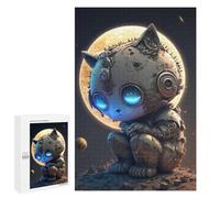 1000 PCS Puzzle Pour Adultes Steampunk Cat dans Space-3 Puzzle Pour Adultes Jeu De Casse-tête Cadeau D'anniversaire Dur Et Stimulant 1000 PCS