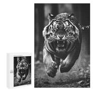 1000 PCS Puzzle pour Adultes Wild Tiger Roar -2 Puzzle pour Adolescents : Améliore La Mémoire. Chaque Pièce Est Unique - Jouets Éducatifs d'apprentissage 1000 PCS