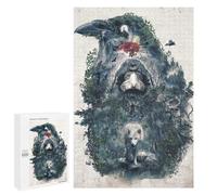 1000 PCS Puzzles Beware The Door Puzzles pour Adolescents Découpe De Précision Activités Amusantes À La Maison Jeu Stimulant Et Jeux en Famille 1000 PCS