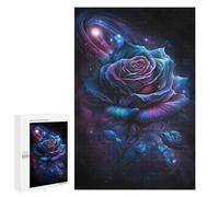 1000 PCS Puzzles Cosmic Rose Fantasy Artwork-1 Puzzles pour Adolescents Découpe De Précision Activités Amusantes À La Maison Jeu Stimulant Et Jeux en Famille 1000 PCS