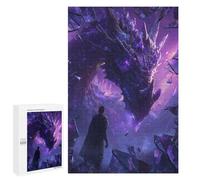 1000 PCS Puzzles Dragon Vs. Hero Epic Fantasy Battle Puzzles pour Adolescents : Amusants Et Humoristiques ! Chaque Pièce Est Unique - Jouets Éducatifs
