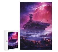 1000 PCS Puzzles Galactic Battleship Odyssey Puzzles pour Adultes Améliorent La Mémoire Défi Éducatif Jouets Jeux Éducatifs 1000 PCS