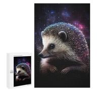 1000 PCS Puzzles Galactic Hedgehog Art Print-1 Puzzles pour Adolescents Découpe De Précision Activités Amusantes À La Maison Jeu Stimulant Et Jeux en Famille 1000 PCS