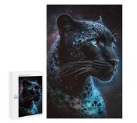 1000 PCS Puzzles Galactic Leopard Portrait-1 Puzzles pour Adultes Jouets Anti-Stress Vacances À La Maison Passer Le Temps Interaction Parent-Enfant 1000 PCS