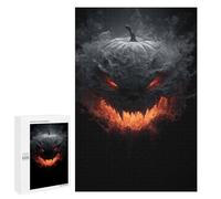 1000 PCS Puzzles Halloween Pumpkin Horror Artwork-1 Puzzles pour Adolescents : Amusants Et Humoristiques ! Chaque Pièce Est Unique - Jouets Éducatifs