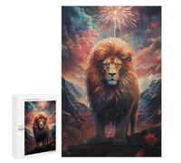 1000 PCS Puzzles Magical Lion Fantasy Artwork Puzzles pour Adultes Améliorent La Mémoire Défi Éducatif Jouets Jeux Éducatifs 1000 PCS
