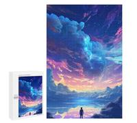 1000 PCS Puzzles Magical Sky Dreamscape Puzzles pour Adolescents : Amusants Et Humoristiques ! Chaque Pièce Est Unique - Jouets Éducatifs