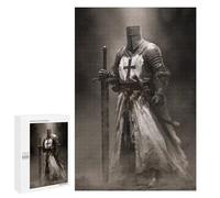 1000 PCS Puzzles Medieval Knight Armor with Sword-1 Puzzles pour Adolescents : Amusants Et Humoristiques ! Chaque Pièce Est Unique - Jouets Éducatifs