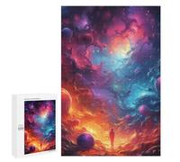 1000 PCS Puzzles pour Adolescentes Cosmic Journey Exploring The Universe Puzzle pour Adolescentes - Défi Difficile - Défi Éducatif - Amusement en Famille Et Soirée Jeux 1000 PCS