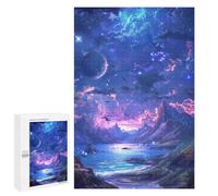 1000 PCS Puzzles pour Adolescentes Fantasy Galaxy Landscape -3 Puzzle pour Adolescentes - Défi Difficile - Défi Éducatif - Amusement en Famille Et Soirée Jeux 1000 PCS