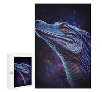 1000 PCS Puzzles pour Adolescentes Galactic Crocodile Art Print-10 Puzzle pour Adolescentes - Défi Difficile - Défi Éducatif - Amusement en Famille Et Soirée Jeux 1000 PCS