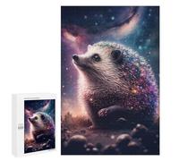 1000 PCS Puzzles pour Adolescentes Galactic Hedgehog Fantasy Puzzle pour Adolescentes - Défi Difficile - Défi Éducatif - Amusement en Famille Et Soirée Jeux 1000 PCS