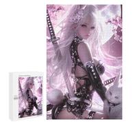 1000 PCS Puzzles pour Adolescentes Sakura Fantasy Warrior Puzzle pour Adolescentes - Défi Difficile - Défi Éducatif - Amusement en Famille Et Soirée Jeux 1000 PCS