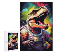 1000 PCS Puzzles pour Adolescentes Space Dinosaur Adventure -15 Puzzle pour Adolescentes - Défi Difficile - Défi Éducatif - Amusement en Famille Et Soirée Jeux 1000 PCS